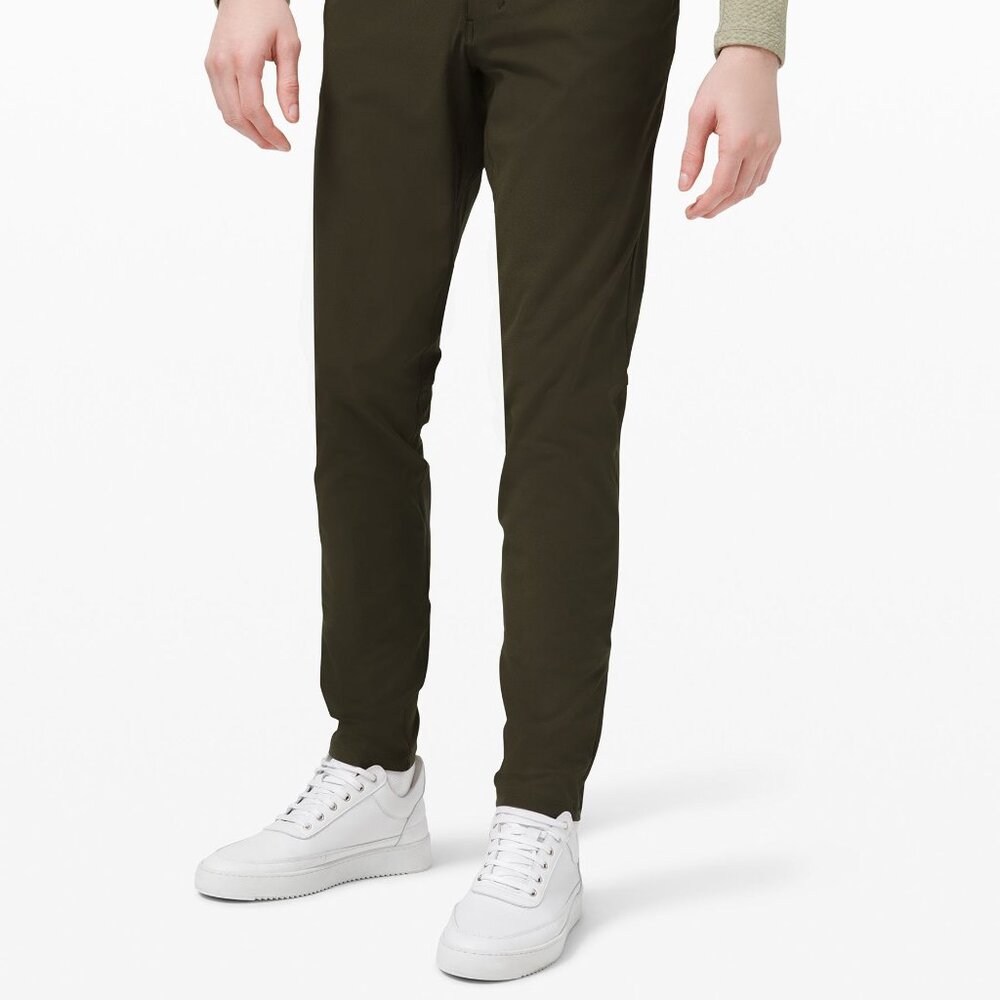 Lululemon ABC Skinny-Fit Pant 32 Warpstreme Dark Olive